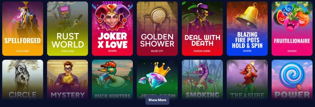 Pré-visualização da página de destino de afiliado de Spinathlon Casino